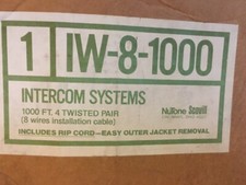 Nutone IW8 1000' 8 Wire Intercom Cable