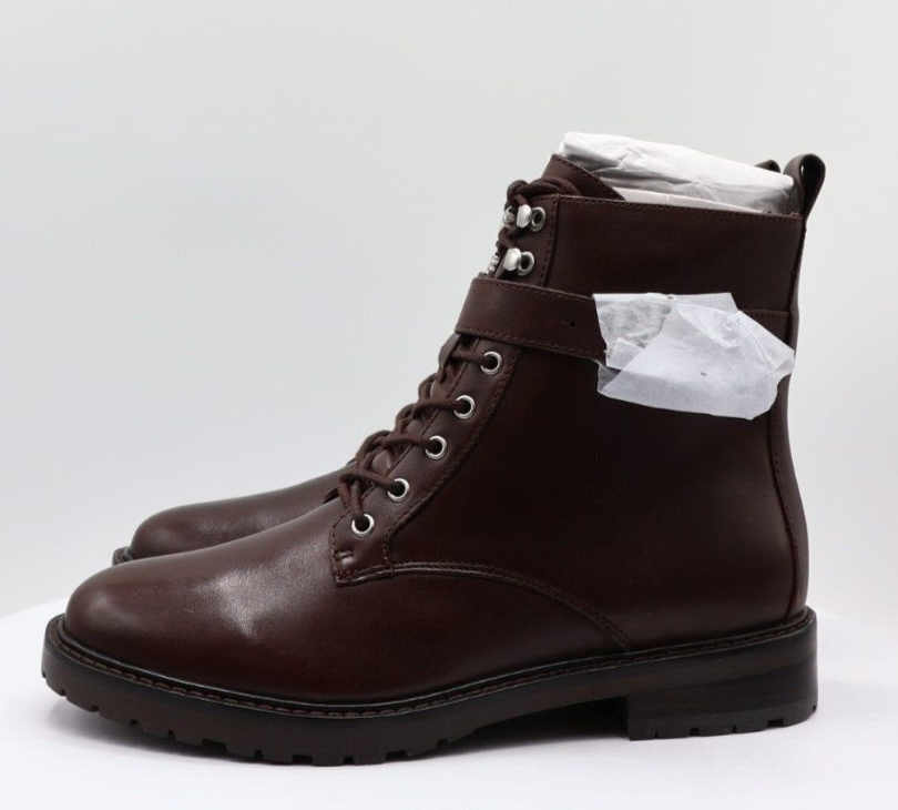 特価!Ralph Lauren Women's Eldridge Lug Sole レザーBoots Lauren Ralph Lauren Eldridge Women's Lug Sole Boots Size 8B