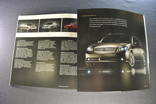 2005 Infiniti Brochure Q45 Sedan G35 Coupe FX35 FX45 QX56 Excellent Original 05 - Picture 11 of 12