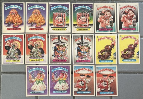 1986 Garbage Pail Kids Original 4th Series 4 OS4 Complete Set W/ Variants GPK - Picture 13 of 13