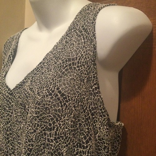 J. Valdi Scoop Neck Swim Cover Up Dress Size X-Large Vacation Resort Lightweight - Picture 4 of 10