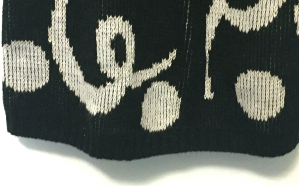 Niñas Niños Falda Niños Blanco y Negro Vintage Línea A M 5/6 Brillos Acrílico Foto 4 de 4