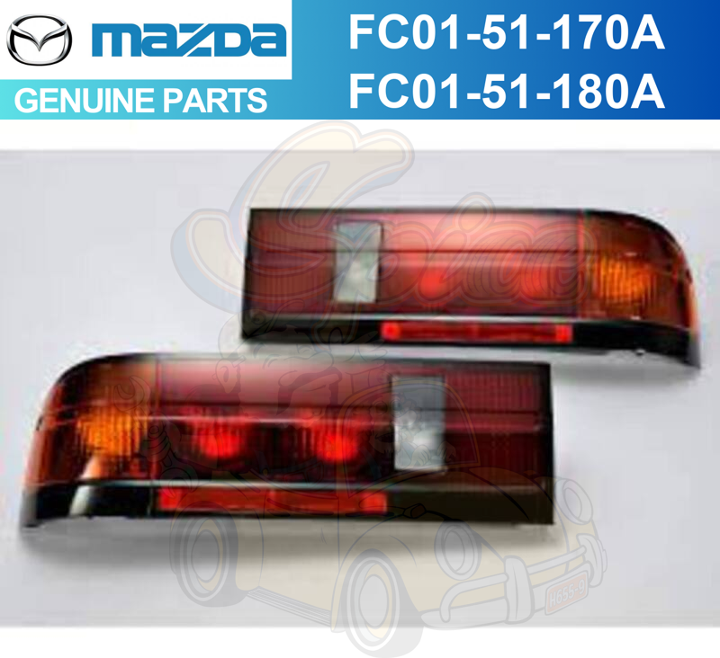 マツダRX7 FC3S 後期　テールレンズ　左 マツダ RX-7 FC3S 後期 テールランプ テールライト 後期テール