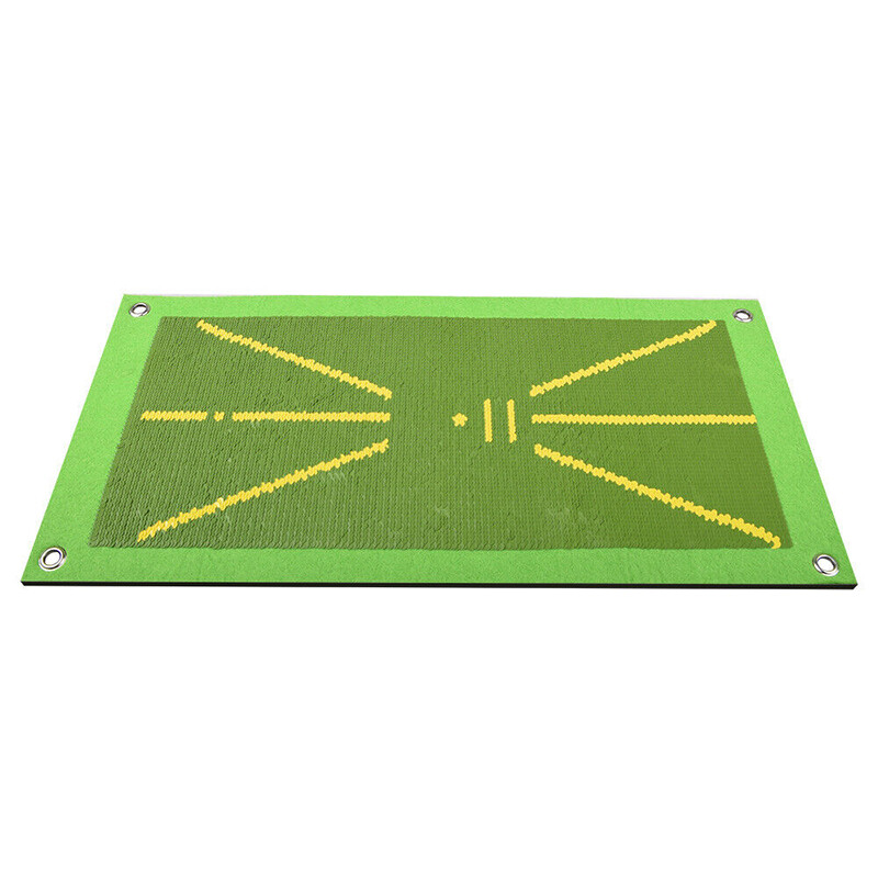 Portable Golf Training Mat Swing Detection Batting Practice Rug for