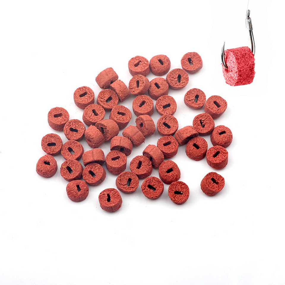 Hollow Pellet Bait Crucian Fishing Bait Grass Carp Bait (Red Worms