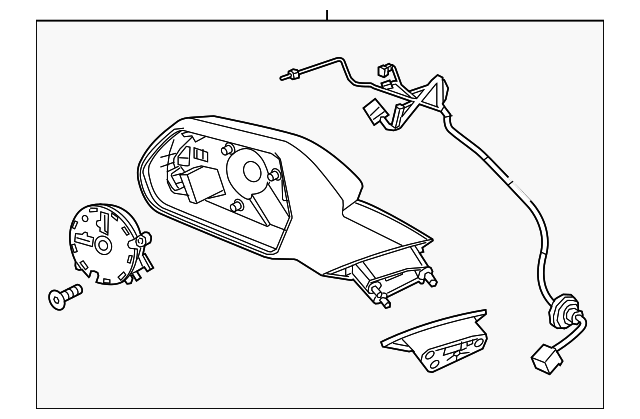 Genuine GM Primed Driver Side Door Mirror Housing 84788169 | eBay 