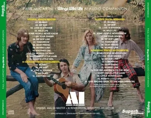 PAUL McCARTNEY / AI - AUDIO COMPANION ORIGINAL ANALOG MASTER + AI REMIX 8CD - Imagen 7 de 9