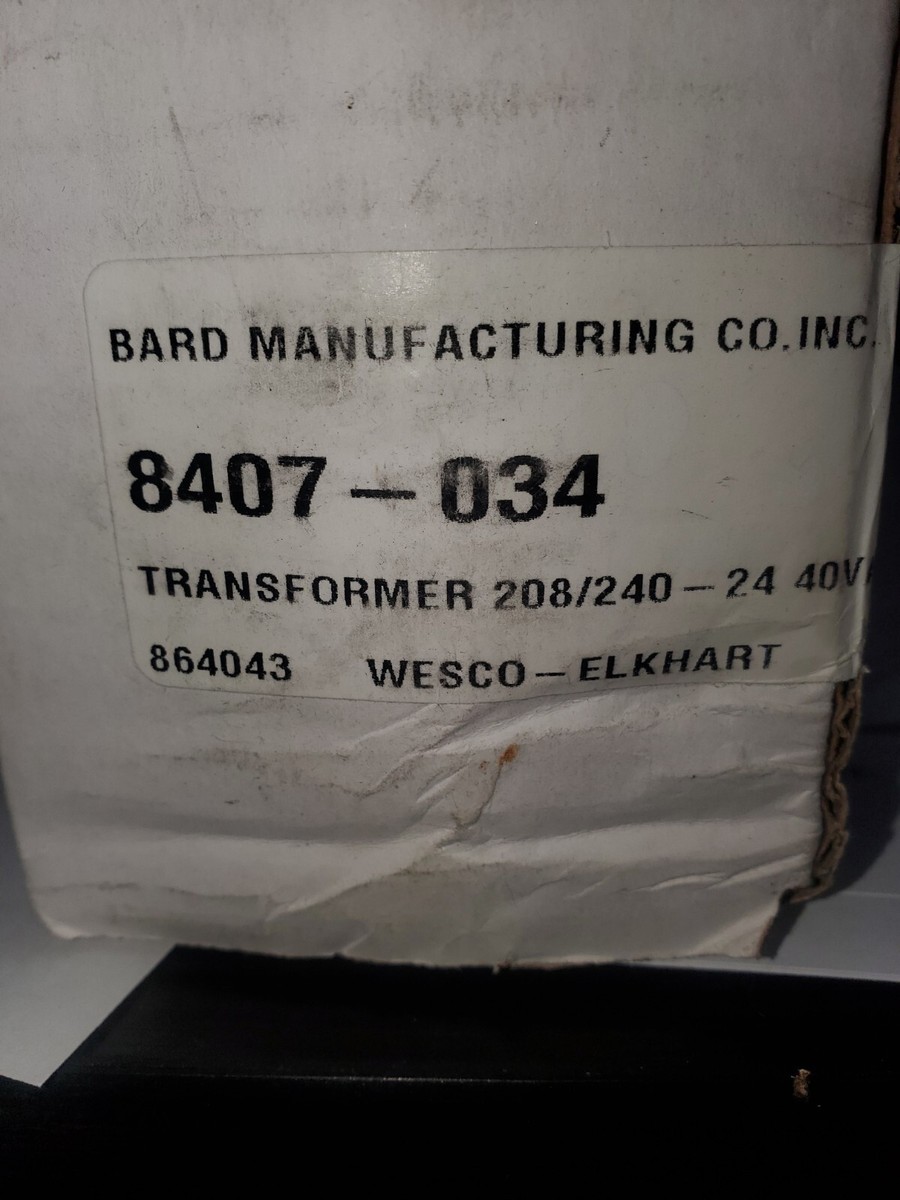 とっつぁん777 8407-034 Bard 208/240V-24V 40VA Transformer OEM HCT
