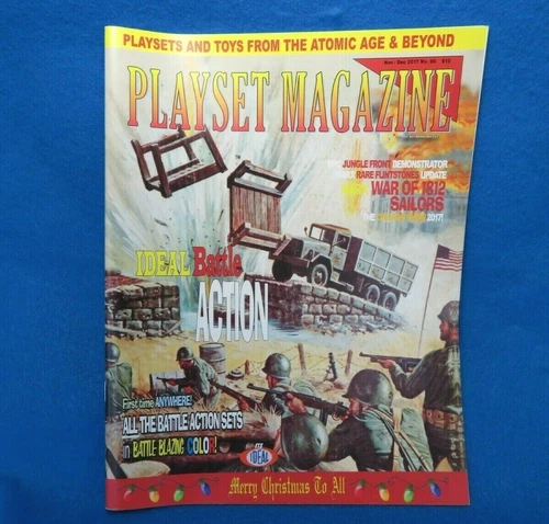 Playset Magazine #96 Ideal Battle action playsets + Marx American Heroes 1812