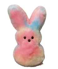 Just Born Peeps Bunny Rabbit Plush Rainbow Super Soft Stuffed Animal 10"