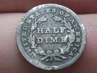 1837 Seated Liberty Half Dime- Philadelphia, Small Date, Good/VG Details