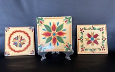 3-Vintage Southern Living at Home Trivets Wall Decor Tiles Siena by Gail Pittman