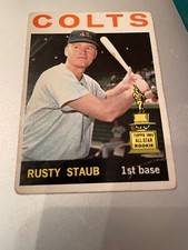 1964 Topps Rusty Staub RC Houston Colt .45s #109 GD
