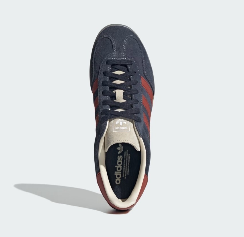 New Adidas Gazelle Indoor Shoes - Legend Ink / Preloved Ruby