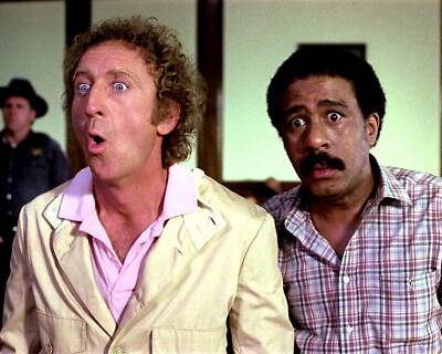 Gene Wilder And Richard Pryor Surprise Face 8x10 Picture