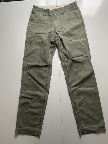 Taylor Stitch Chore Work Pants In Washed Light Green Size 28/32 NWOT