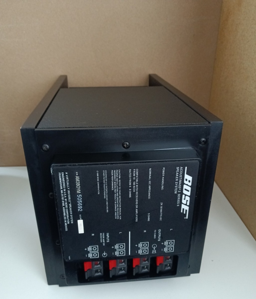 Bose Acoustimass 3 Series II ボーズ スピーカー Powered Acoustimass® 3 Series II speaker system - ボーズ製品