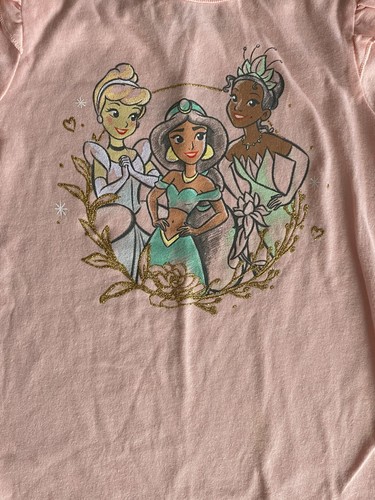 New Disney Girls Long Sleeve Shirt Princess Pink Ruffle Sleeve Soft NWT $28 - Picture 4 of 8