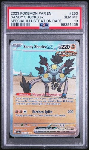 2023 POKEMON PAR EN-PARADOX RIFT #250 SANDY SHOCKS EX PSA 10