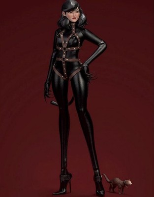UNDERVERSE UV 1/6 Modern Gals Dom Dom Cat Woman Action Figure In Stock