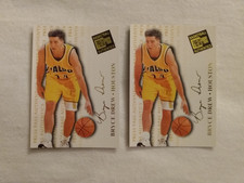 (2) 1998 PRESS PASS AUTHENTICS # 14 BRYCE DREW ROOKIE GOLD SIGNATURE