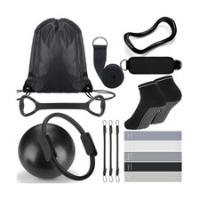 Pilates Ring Circle Set 18 Pcs Exercise Equipment Accessories for W... Fast Ship