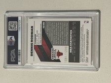 2008-09 Topps Signature Dennis Rodman Autographs.  #/1299 PSA 10