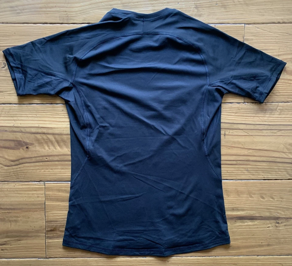 NUEVA Camisa de Compresión Adidas Alphaskin Manga Corta 842TA NEGRA en Talla GRANDE Foto 4 de 4