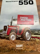 Massey Ferguson 550 Tractor Sales Brochure Flyer Leaflet Original MF