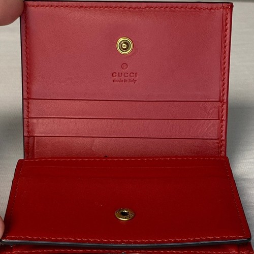 Gucci GG Supreme Cherry Geldbörse Braun PVC Italy - Bild 7 von 12