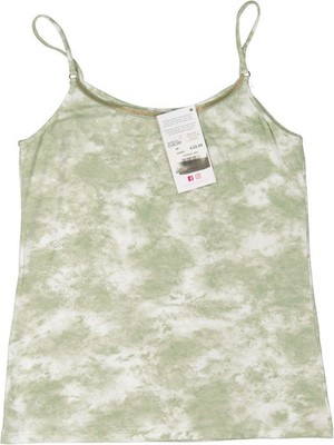 NEU! Speidel Damen Unterhemd / Top khaki-weiß Batik Gr. 42