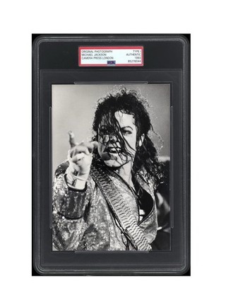 1993 Michael Jackson Concert Type I Original Photo PSA/DNA
