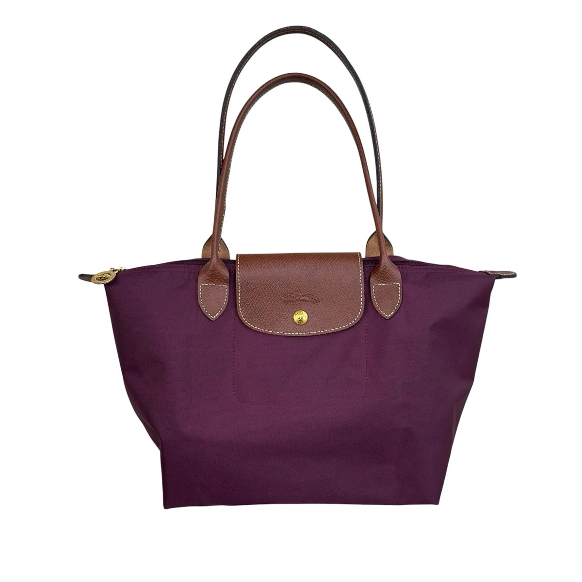 Longchamp Le Pliage Leather Exterior Satchel/Top Handle Bag