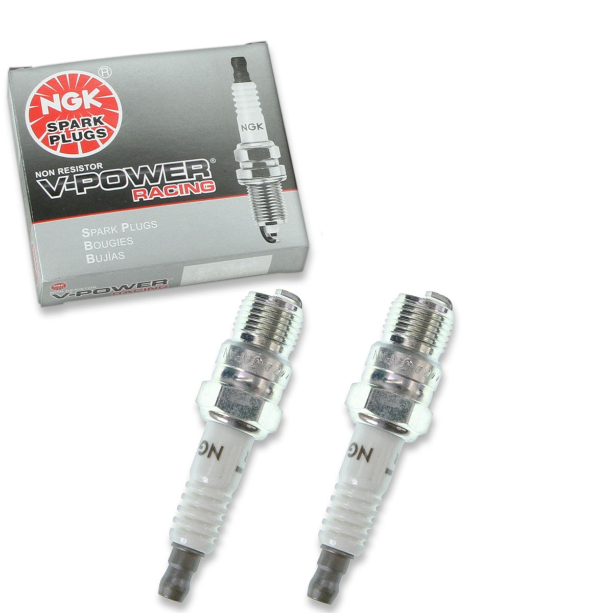 2 pc NGK 3442 R5673-9 V-Power Racing Spark Plugs for V59C BL60 AR132 AF701 lj