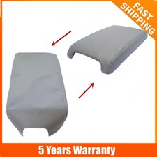 Fits 2012 2013 Toyota Camry Gray Leather Center Console Lid Armrest Cover Skin