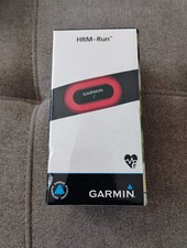 Garmin HRM-Run Heart Rate Monitor Runners Wireless Strap Sensor Black Red - NEW