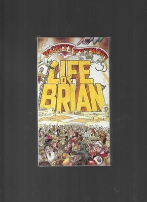 Monty Python's Life Of Brian VHS 1990 SEALED Paramount Watermarks Terry Jones