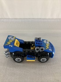 Lego Blue Race Car from Juniors City 10673 Race Car Rally