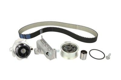 Fits AUDI A2, A4 B7; SEAT AROSA; SKODA FABIA I timing belt set + coolant pump