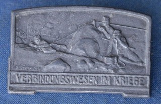 S1) Kappenabzeichen Verbindungswesen im Kriege