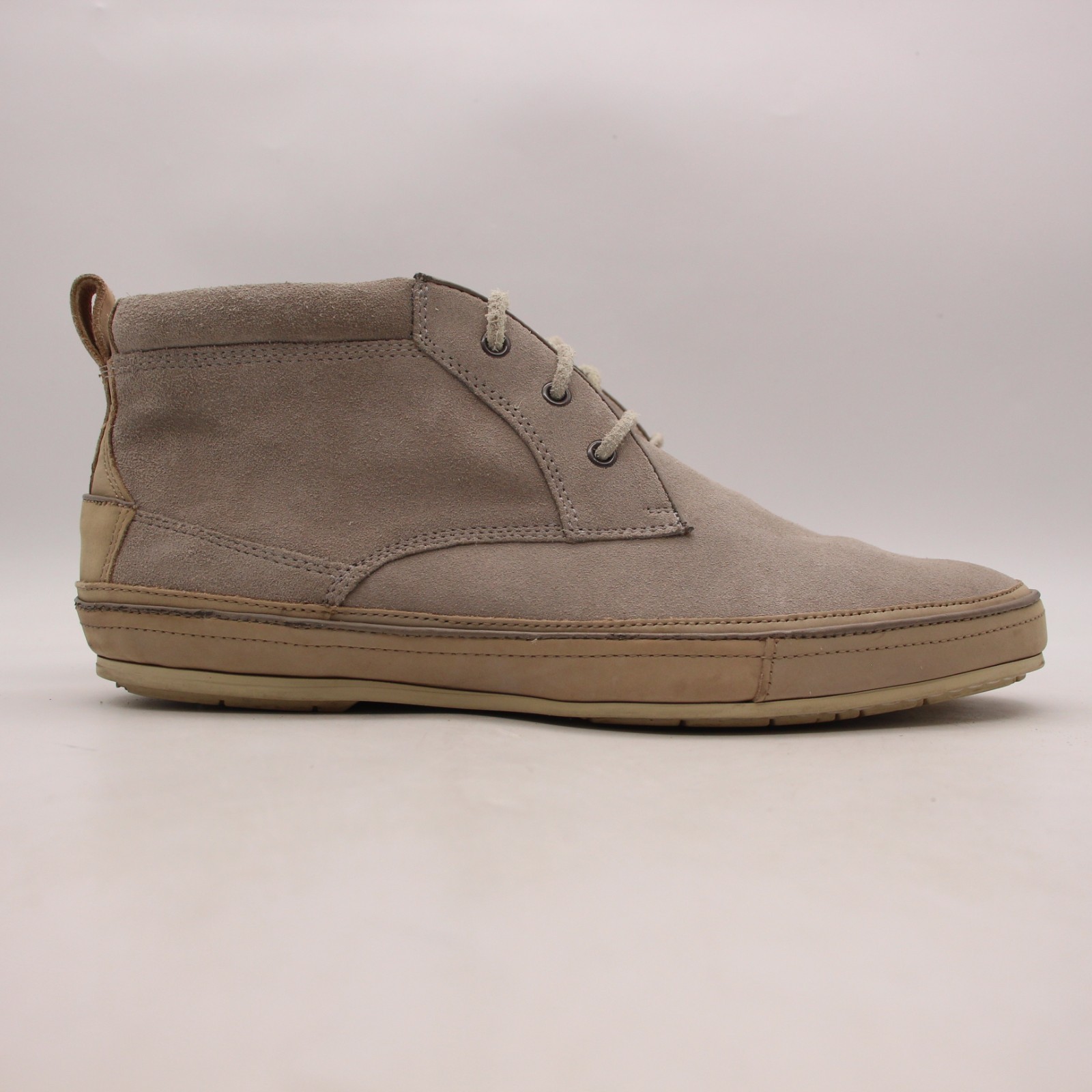 SAOLA Scarpe sneakers Converse John Varvatos uomo taglia 9 5 M Chukka grigio pelle scamosciata