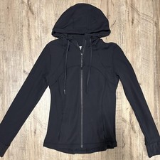 Lululemon Hooded Define Jacket Nulu Women Size 8 Black