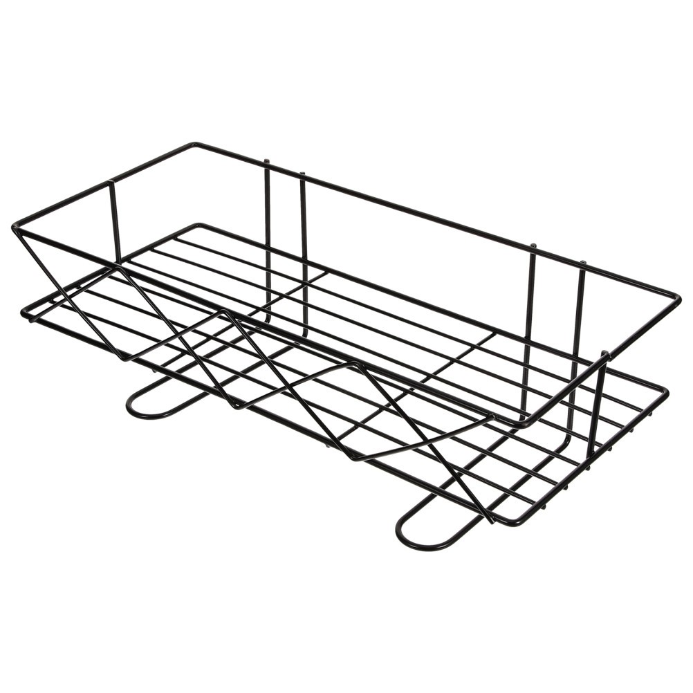 Black Iron Storage Rack Over Toilet Bathroom Organizer Shelf | eBay