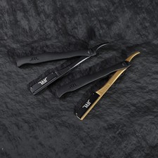 JRL Black Magnetic Straight Edge Razor