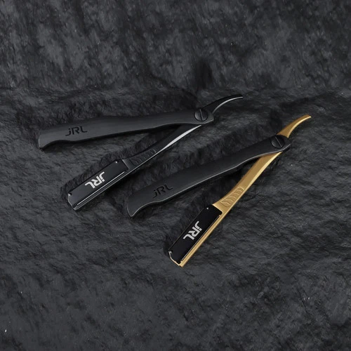 JRL Black Magnetic Straight Edge Razor