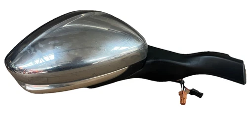 2014 PEUGEOT 208 Mk1 5 Door Hatchback CHROME O/S DRIVERS RIGHT Door Wing Mirror