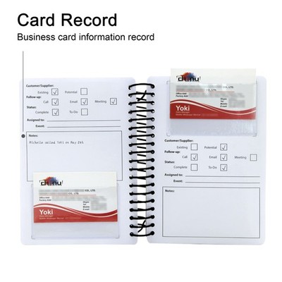 business card binder organizer Amazon.com : SAMYO Business Journal Name Card Book Holder Organizer - Holds 240 Cards