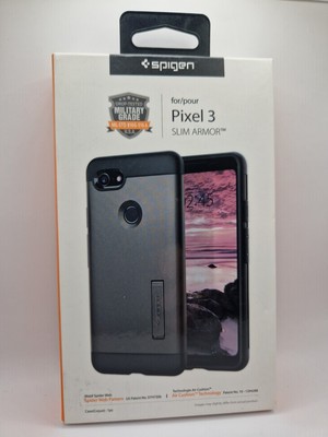 Spigen Google Pixel 3 Slim Armor Back Case - Gunmetal