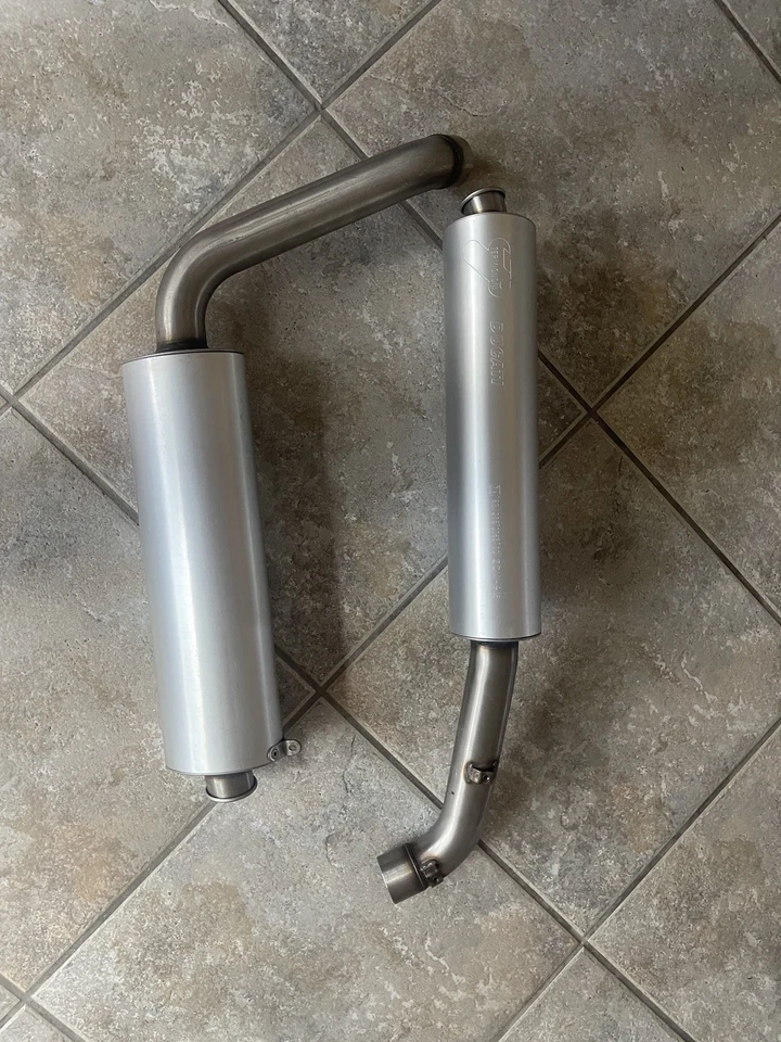 НОВЫЕ СТАНДАРТНЫЕ ВЫХЛОПНЫЕ БАНКИ GENIUNE DUCATI 996 SPS 50 мм TERMI - Изображение 3 из 4