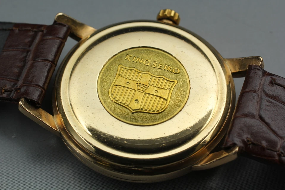 OH Serviced [N MINT] Vintage 1963 KING SEIKO J14102E Gold Hand Wind Watch Men’ｓ - Image 3 of 4